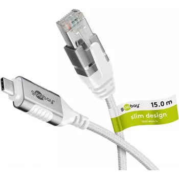 Goobay Ethernet-Cable USB-C 3.1 į RJ45 Slim 15 m (74392)