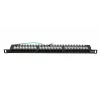 Patch Panel Extralink CAT6 UTP 0,5U 24 prievadai