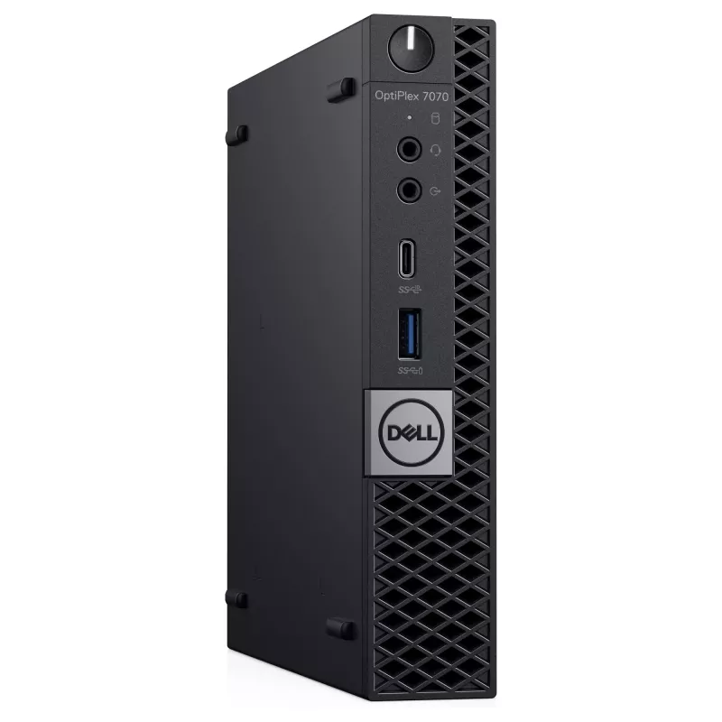 Mini PC tecXL OptiPlex 7070 MP (atnaujintas) — Intel Core i3-9100T, 16 GB DDR4, 256 GB SSD, Windows 10 Pro, MFF