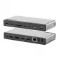 ALOGIC DV4 – 16-in-1 USB-C dokavimo stotelė su DisplayLink, 3x HDMI, DP, 1GbE