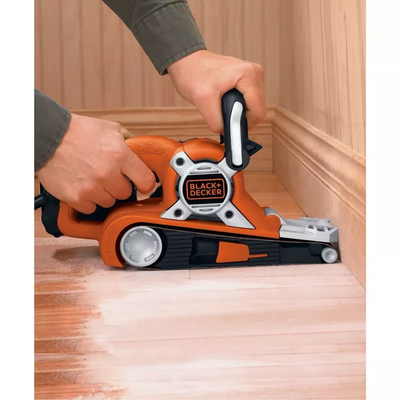 Juostinis šlifuoklis Black & Decker KA88, 3,80 kg, oranžinis
