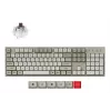 Keychron C2 Pro 8K laidinė mechaninė klaviatūra, universali USB, QWERTY US International, pilka