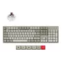 Keychron C2 Pro 8K laidinė mechaninė klaviatūra, universali USB, QWERTY US International, pilka