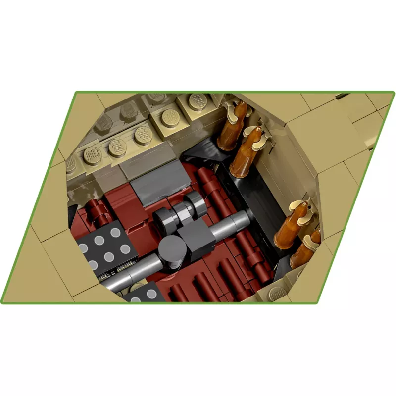 Konstrukciniai blokeliai Panzer V Panther G Pudel 1133 detalės