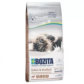 Sausas kačių ėdalas BOZITA Indoor & Sterilised Grain Free Reindeer 2 kg