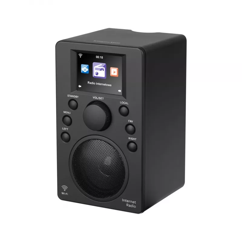 Internetinis radijas Kruger & Matz KM0818.1 su Wi-Fi, Bluetooth, USB ir žadintuvu