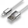 everActive USB laidas 1m - Baltas, silikoninis, greitas įkrovimas, 2,4A - CBS-1MW