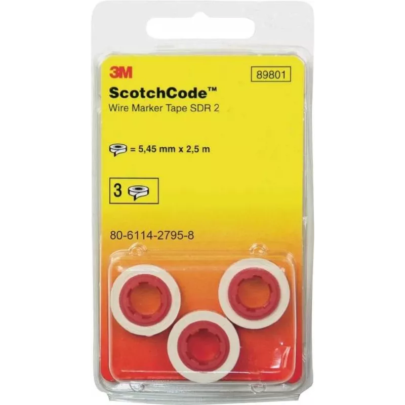 3M Scotchcode™ Kabelmarkierer-Nachfüllrollen Ziffer 7 80-6114-2800-6 Inhalt: 3 Rolle(n) (80-6114-2800-6)