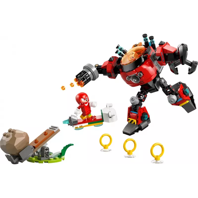 LEGO Statybinis rinkinys Sonic the Hedgehog 77005 Knuckles vs Dr Eggman Egg Crusher Mech, 350 dalių, nuo 8 m.
