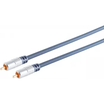 S/CONN maximum connectivity Home-Cinema RCA kištukas ir RCA kištukas chromuotas jungiamasis kabelis 90022-15MHQ ShiverPeaks