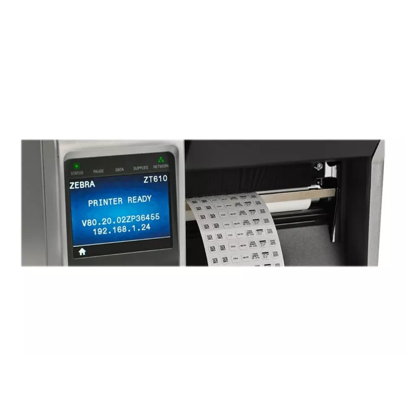 Zebra ZT610 etikečių spausdintuvas Terminis perdavimas 203 x 203 DPI 356 mm/s Laidinis ir belaidis Ethernet LAN Bluetooth