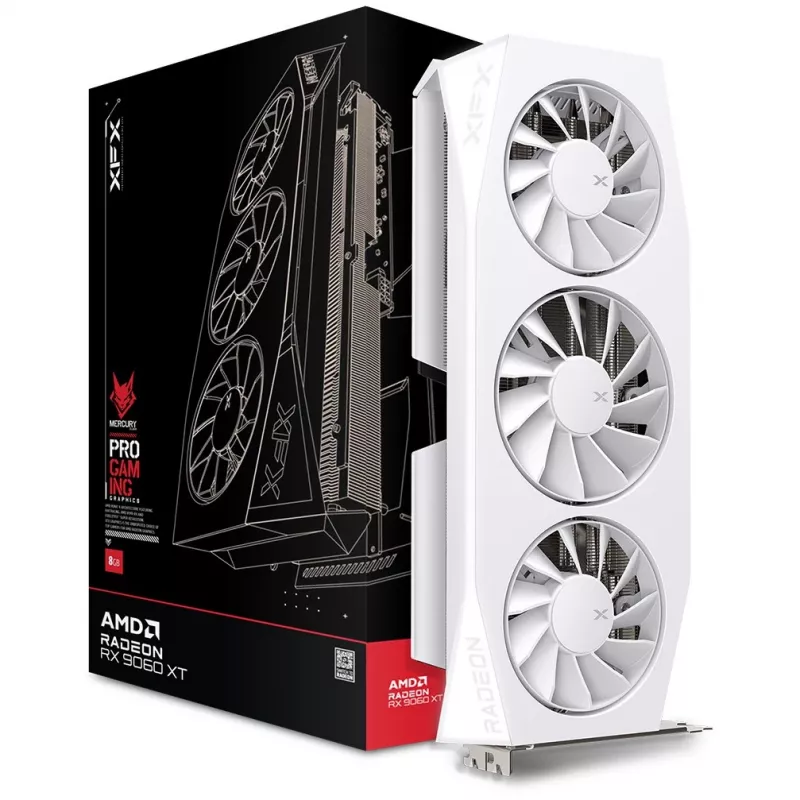 XFX Mercury Radeon RX 9060 XT OC Gaming Edition 16GB GDDR6 vaizdo plokštė