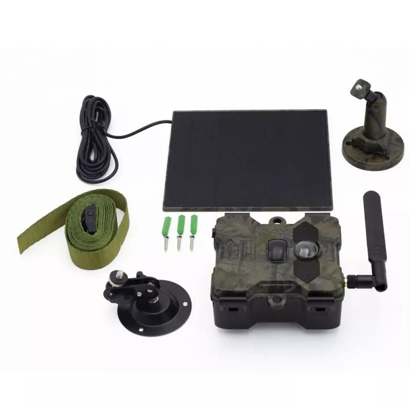 Technaxx 4G Wildcam TX-189 lauko kamera 4MP CMOS su saulės baterija