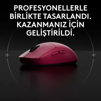 Logitech G PRO 2 - Pelė - žaidimų - dešinei ir kairei rankai - optinė - 8 mygtukai - belaidė, laidinė - 2,4 GHz, USB - USB Logitech LIGHTSPEED imtuvas - rožinė (910-007310)