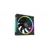 DeepCool FL12R 120mm ARGB korpuso ventiliatoriai 3 vnt. komplektas juodi