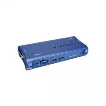TRENDnet TK-407K KVM jungiklis - USB - 4 prievadai - 1 vietinis vartotojas - stalinis (TK-407K)