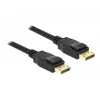 DeLOCK DisplayPort kabelis DisplayPort (kištukas) į DisplayPort (kištukas) 1,5 m 4K palaikymas juodas (85508)