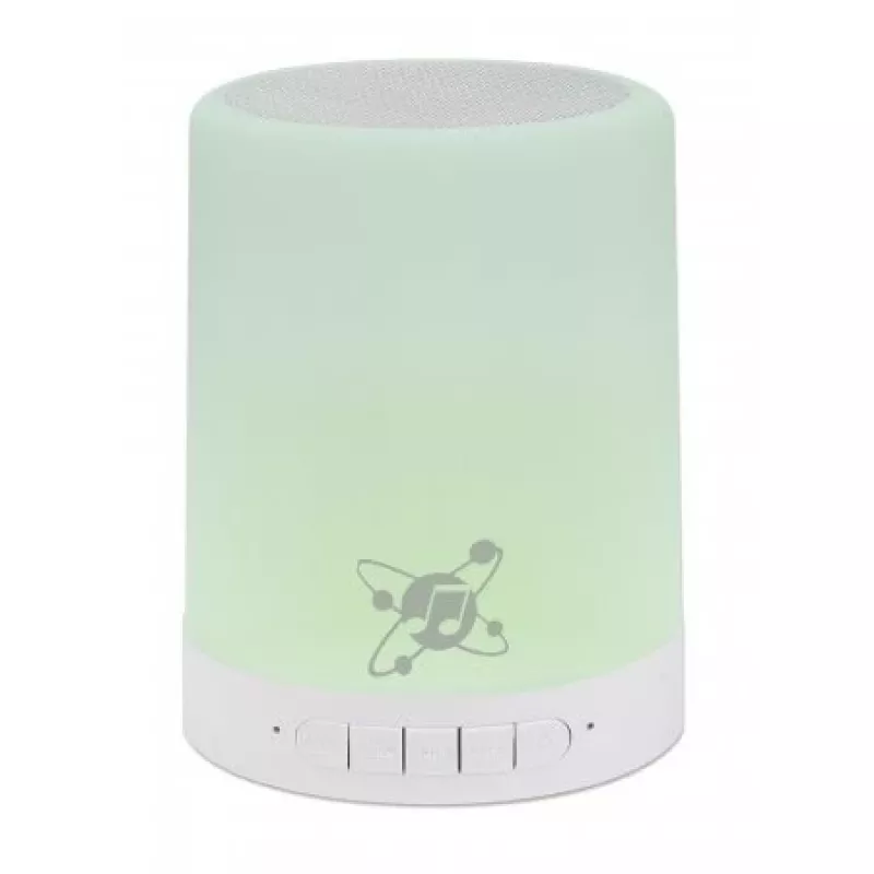 Manhattan Sound Science Bluetooth garsiakalbis, 5 val. grojimo laikas, 10 m diapazonas, microSD skaitytuvas (32 GB), Aux 3.5 mm, 3 W, baltas