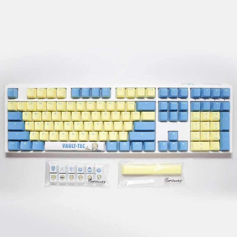 Ducky x Fallout Vault-Tec Limited Edition One 3 Žaidimų klaviatūra + Pelės kilimėlis - MX-Red (US)