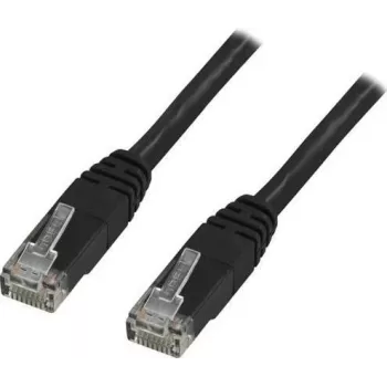 Tinklo kabelis Deltaco TP-67S 7 m Cat6 U/UTP Juodas