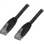 Tinklo kabelis Deltaco TP-67S 7 m Cat6 U/UTP Juodas