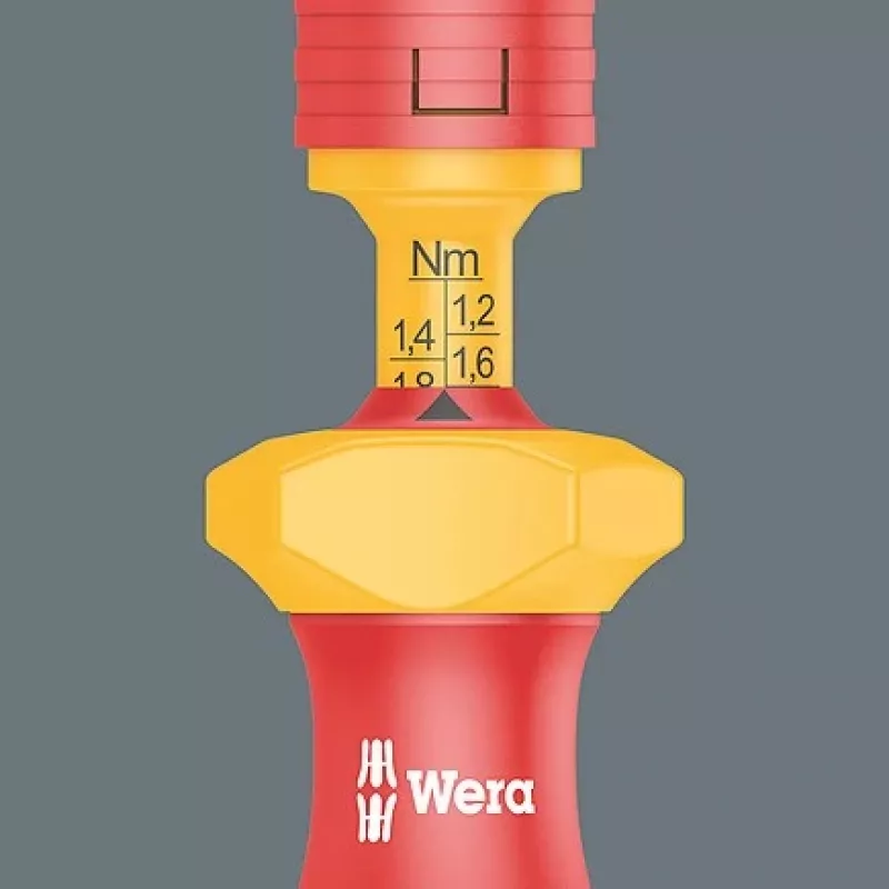 Wera 05006605001 Kraftform Kompakt VDE 15 sukimo momentui reguliuoti atsuktuvų rinkinys