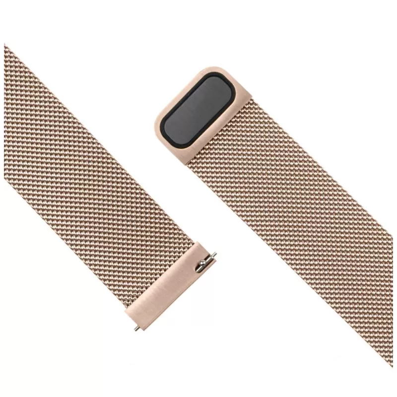Laikrodžio dirželis FIXED Mesh Strap Fixed 18mm Nerūdijančio plieno Auksinis Quick Release