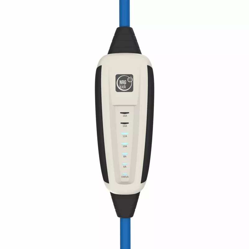 NRGkick Standard Blue Type 2 5 m 22 kW 32 A – nešiojamas kabelis elektromobilių įkrovimui