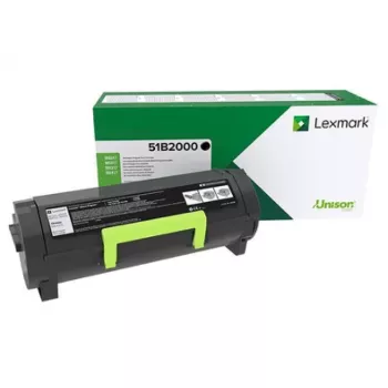 Kasetė su toneriu Lexmark 51B2000 3000 puslapių Juoda