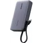 Power bank UGREEN PB551 20 000 mAh 145W su 1x USB-C, 1x USB-A ir integruotu kabeliu (55992B)