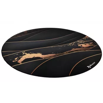 Arozzi Zona Round Floor Pad Black/Gold – apskritas apsauginis kilimėlis grindims