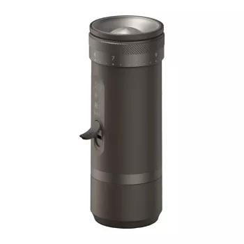 Elektrinis kavos malūnėlis OUTIN Fino Black – kūginiai girnos, 25 g talpa, Ø 7,3 cm, 199 mm aukštis, 690 g