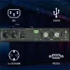 Qoltec UPS nepertraukiamo maitinimo šaltinis 3kVA 3000W dvigubo keitimo on-line RACK LCD EPO USB