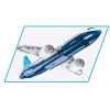 Konstruktorius Cobi Boeing 737-8 – 340 detalių, rekomenduojamas amžius 7+, mėlynas ir baltas