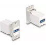 DeLOCK Keystone modulio mova USB 5 Gbps Type-A moteriška į moterišką