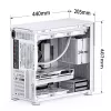 PC korpusas Jonsbo D41 STD Midi Tower baltas