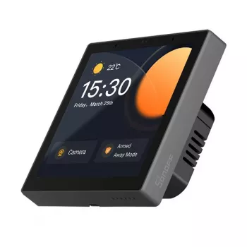 Sieninis valdymo skydelis Sonoff NSPanel Pro — Wi‑Fi, Bluetooth, ZigBee, modelis NSPanel86PB