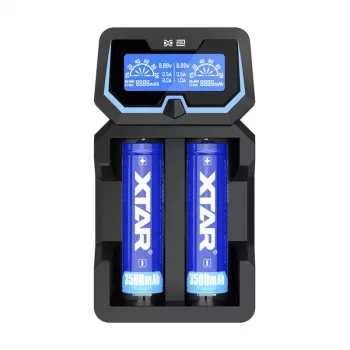 XTAR X2 įkroviklis ličio jonų 18650 baterijoms