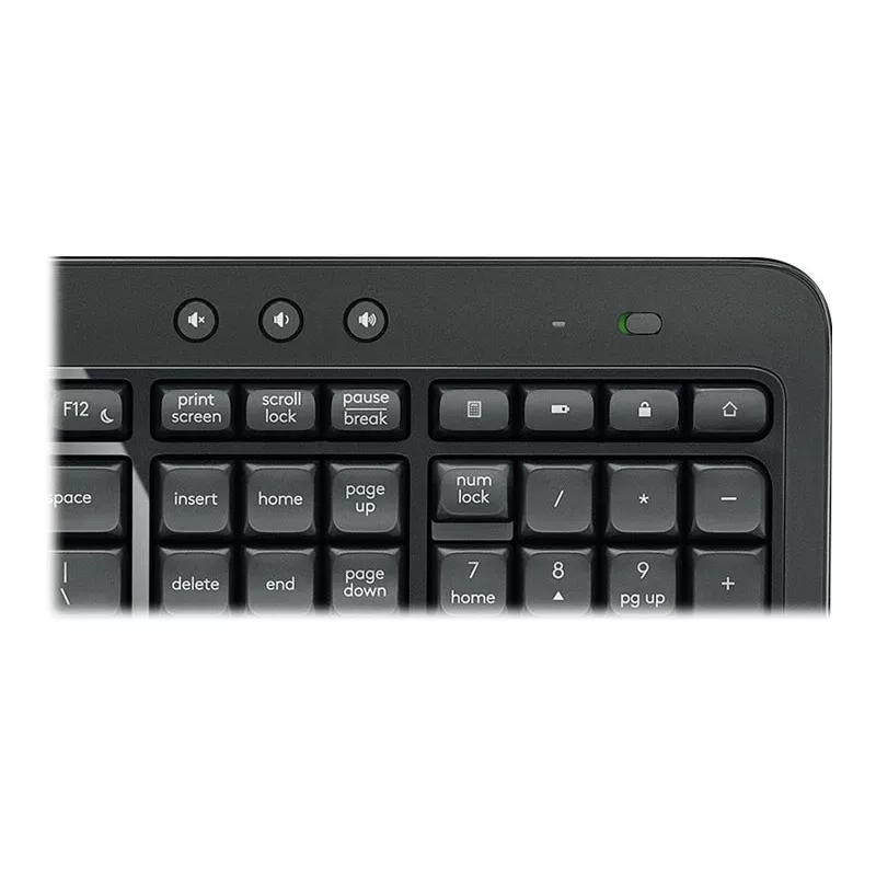 Logitech MK540 ADVANCED belaidis klaviatūros ir pelės rinkinys, pilno dydžio membraninė