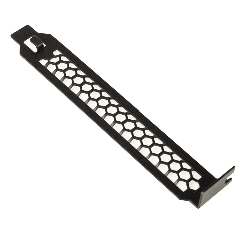 PCI lizdų dangtelių rinkinys 5 vnt. juodi Kolink KL-PCIE-5 — metaliniai tuščių lizdų užpildai