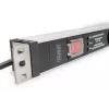 Digitus DN-95433 19 colių 1U rozetė su 5 saugiais lizdais ir 2 m kabeliu
