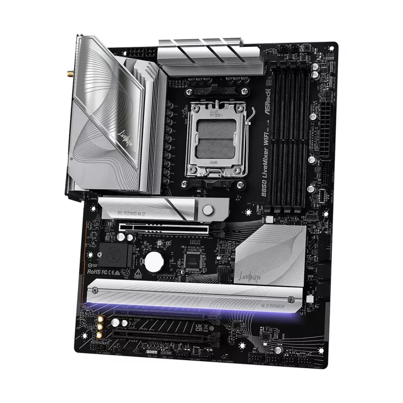 ASRock B850 LiveMixer WiFi ATX pagrindinė plokštė