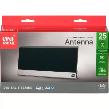 Vidinė antena One For All SV 9385 DVB-T DVB-T2 juoda