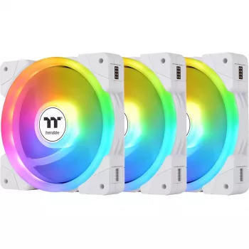 Thermaltake SWAFAN EX12 ARGB 140mm baltas 3 vnt. pakuotė