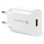 Įkroviklis sieninis 1x USB 18 W QC 3.0 baltas everActive SC-250Q