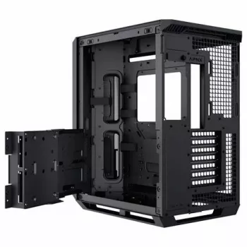 APNX V1-W-BK-v1 Midi Tower juodas, medinis