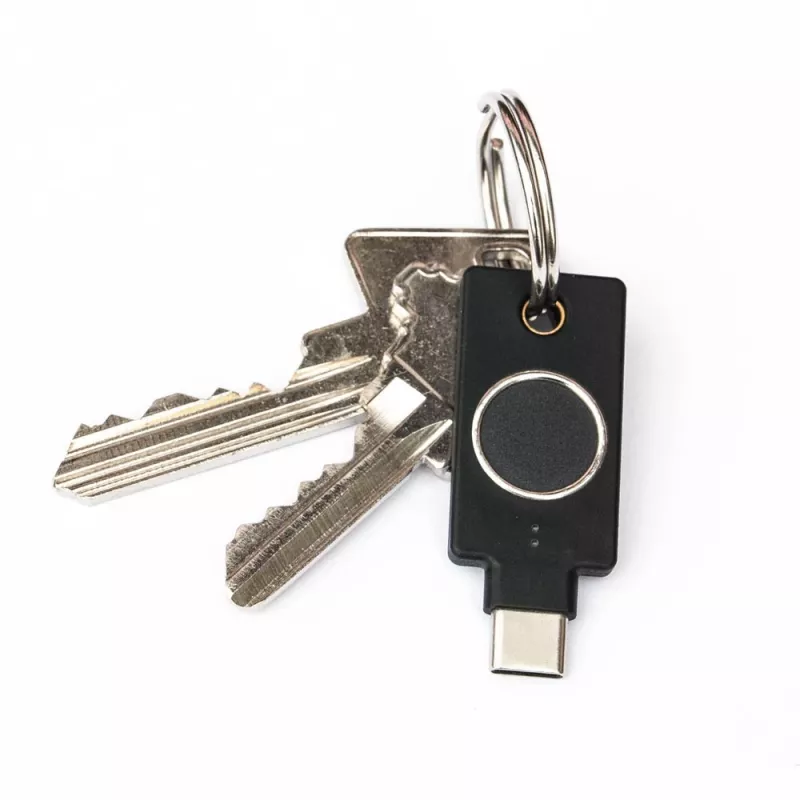 YubiKey C Bio FIDO Edition Yubico juodas belaidis autentifikacijos raktas