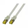 EFB-Elektronik RJ45 Patch Laidas Cat.6A S/FTP LSZH Cat.7 Pilkas 7,5m