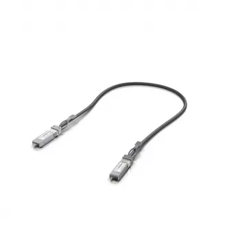 Ubiquiti UACC-DAC-SFP28-0.5M tiesioginio prijungimo varinis kabelis, juodas
