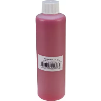 UV aktyvus antspaudų rašalas EUROLITE 51108003 Transparent Red 250 ml – UV reaktyvus, tirpiklio pagrindu